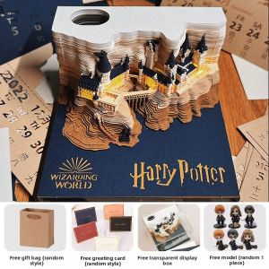 Tear-Off 3D Paper Sculpture Sticky Notes Calendars