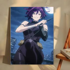Bandai | 5D DIY Diamond Painting Gabimaru and Yuzuriha Anime Portraits Dark Style Samurai Ninja Art for Living Room Decor & Gift