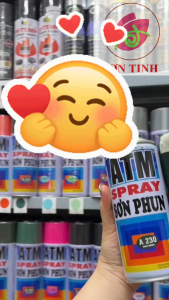 Sơn phun xịt ATM A230 màu xanh lá đậm DARK GREEN