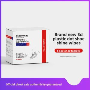 MONLEYTA | Portable Shoe Cleaning Wipes No Water Required White Sneakers Universal Disposable Cleaner For Sport Shoes Manually Operated
