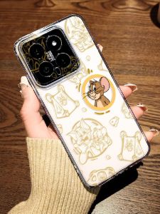 Creative Jerry Tom Phone Case for Xiaomi 17PROMAX Transparent Cartoon Female Version Male Version Youth Edition Cute Anime Civi5Pro