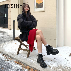 Josiny | Elevating Chunky Ankle Boots for Petite Women