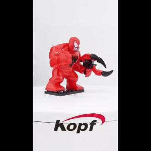 hot toys | Superhero Mini Building Block Toy Animal Figure Venom Slaughter Boy DIY Assembly Block Toy Childrens Birthday Gift