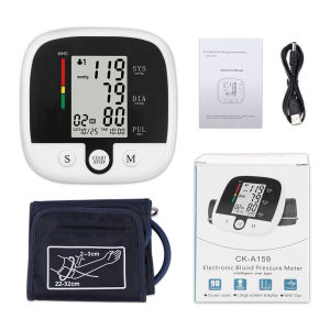 Salorie Automatic Digital ARM Blood Pressure Monitor Sphygmomanometer Tonometer Tensiometer Pulse Meter BP Monitor