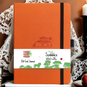 A5 Dot Grid Planner – BUJO PU Journal Numbered 160 Pages Flat Open Ideal for Bujo Enthusiasts