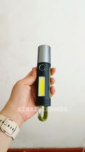 Đèn Pin Sạc Led Cob 4 Chế Độ Siêu Sáng Xst- 836 Dài 17Cm Có Móc Treo