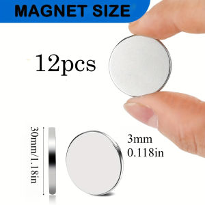25x3/30x3mm circular magnets in various specifications suitable for kitchens refrigerators warehouses whiteboards handicrafts