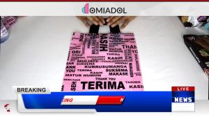 Kantong Plastik Olshop Motif Thank You 23x25 Cm - 50 Pcs