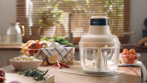Bear Electric Blender Food Processor Heavy Duty Grinder Chopper with 2L Glass Cup for Meat Vegetables Nuts Baby Food