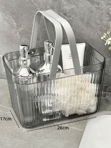 Bathroom Handheld Shower Basket Drainage Storage Basket for Bath Toiletries Organizer Portable Bath Accessories Carrier