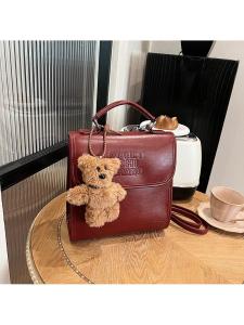 Túi Đeo Vai Đôi Thời Trang Cổ Điển Thường Ngày 2025 Túi Học Sinh Mới Mùa Thu Túi Công Văn Chất Liệu Chữ Cái Túi Đeo Vai Thời Trang