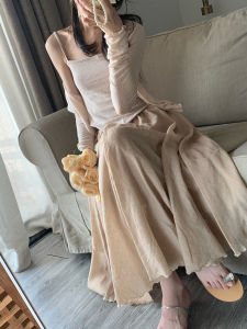 Sev7en Original Gentle Short Open Cardigan Chinese Zen Style Dress Set New Spring Summer Womens Fashion Slim Fit Long Sleeve