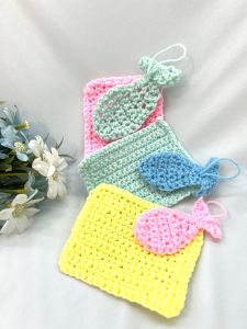 Crochet Fishing Fun 3 for 1 price also can use as Coaster Great Fishing Game for kids (hook no included)