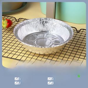 Thickened Aluminum Foil Baking Paper for Air Fryer round Dish Plate Tin Paper Kitchen Cooking Barbecue Baking Utensils