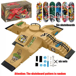 Finger Skateboarding Special Venue Props Scene Assembly Finger Skateboarding Competition Venue Creative Boys Toys Gifts Cool