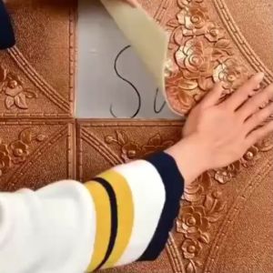 BI Wallpaper Dinding Stiker Wallfoam 3D Sticker Dekorasi Kamar Rumah Murah [Seri L] Bunga R782