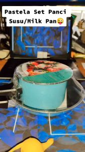 MM - Panci Set 2PCS Milk Pan 14cm & Fry Pan 20cm - Panci Milk Pot Teflon / Frypan Anti Lengket Teflon Goreng Rebus