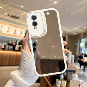 High Definition Mirror Phone Case for VIVOy76s Y300pro Y100 Y200i Y35M Y78 Soft Silicone Protective Cover Womens Makeup Mirror