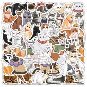 Bộ Miếng Dán Anime Cat Graffiti - 10/30/60 Chiếc Đề Can Hoạt Hình Dễ Thương Cho Ván Trượt Điện Thoại Hành Lý Xe Đạp Đồ Chơi Trang Trí Sáng Tạo