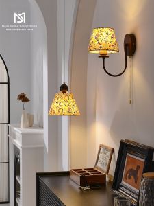 New Floral Luxurious French Vintage Chinoiserie Style Lamp