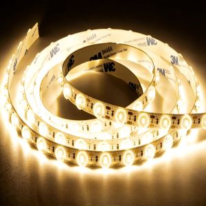 20~0.5M 12MM with Lens 2835 LED Strip Light 48LED/M 24V Flexible Light Strip Adehesive Tape Living Room Lighting Lamp Home Decor