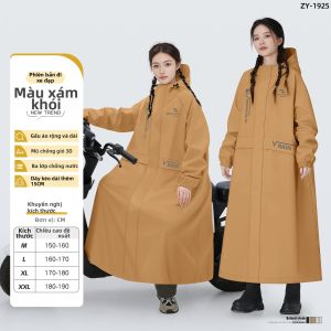 ZHENGYU | Áo Khoác Trench Chống Nước Ngoài Trời