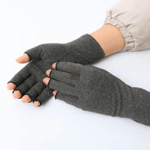 NEENCA Arthritis Hand Compression Gloves Fingerless Breathable & Moisture Wicking Fabric Alleviate Rheumatoid Pains Ease Muscle Tension Cycling Gloves Joint Fishing Fitness Gloves