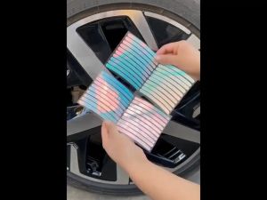 Stiker Reflektif Velg Mobil & Motor 10pcs