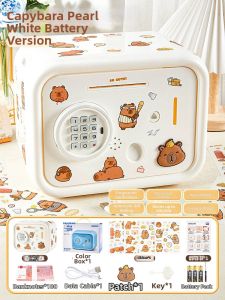 LUOLI | Childrens Piggy Bank With Password Lock for Girls