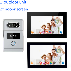 Wifi Video Doorbell System 1080P HD Doorphone Door Camera 7 Inch Touch Screen Video Intercom RFID Card Unlock IP Villa Apartment