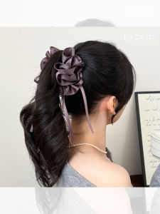 Korean Bow Ribbon Ponytail Hair Clip