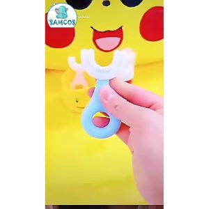 Kem đánh răng tạo bọt cho bé nuốt được kem đánh răng vị dâu cam từ 2 tuổi Samcos