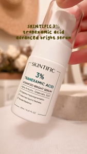 SKINTIFIC - 3% TRANEXAMIC ACID ADVANCED BRIGHT SERUM ( 20 ml ) - Serum Essence Whitening Glowing Exfoliating Facial Serum