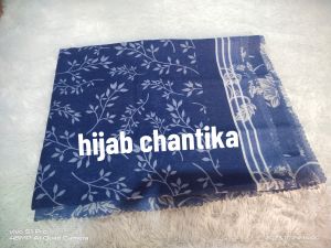 hijab segiempat denay motif terbaru Jilbab Kerudung motif bunga