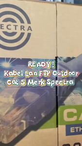 Kabel LAN Outdoor Cat 5E FTP & STP Spectra 1 Roll (305 Meter)
