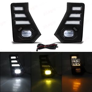 Đèn LED DRL Chạy Ban Ngày Đèn Sương Mù Đèn Pha Trước Đèn Xi Nhan Đa Màu 12V Phụ Kiện Ô Tô Toyota Tacoma 2024