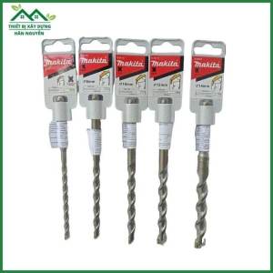 Mũi khoan bê tông hợp kim Makita chuôi gài 6 8 10 12 14mm X 160mm cho máy khoan betong