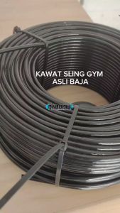 Tali Kawat Gym Alat Fitness Baja - Wire Rope - Kawat Seling Sling Gym