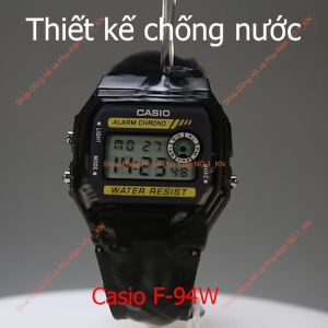 Đồng Hồ Điện Tử CAS|O Cổ Điển 9 Sx tại Thailand Chống Nước Tuyệt Đối Pin Lâu 7 Năm Đầy Đủ Chức Năng Siêu Bền ch10