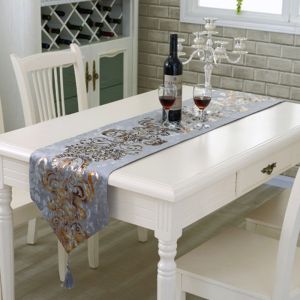 Subur Elegant Nordic Table RunnerTaplak Meja Tamu Meja Makan Buffet Premium Elegant Panjang Vintage Tassel