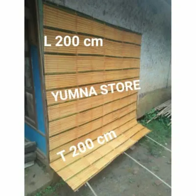 tirai bambu gulung termurah / tirai bambu teras rumah / tirai bambu penyekat ruangan / tirai bambu outdoor / others tirai bambu / tirai bambu kere wide / tarai bambu penahan sinar matahari / tirai bambu anti air hujan