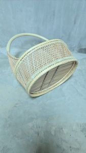 ตะกร้าทางมะพร้าว ตะกร้าใส่ของ ตะกร้าหูหิ้ว ตะกร้าทางมะพร้าวกลาง ตะกร้าอเนกประสงค์ ตะกร้าสาน ตะกร้าไปวัด ตะกร้าทำบุญ