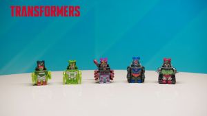 Transformers Swapticons Wild Jungle Mission 5-Pack of 2" Combining Mini Action Figures Robot Toys for Kids Ages 5+