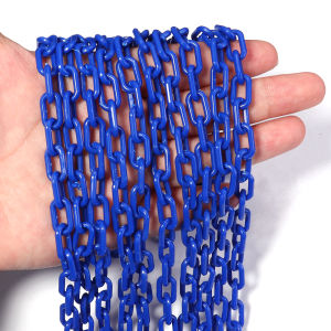 10pcs Length 50cm Colorful Acrylic Link Chain Extension Chains For Eye Chain Making Jewelry Findings Links Chain Accessories