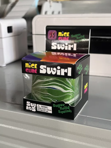 /5.5cm Soft and Glutinous Sensory Stress-relief Toy Cube Filled with Gel Stretchable Ball Soft Ice Cube Ball Slow Rebound