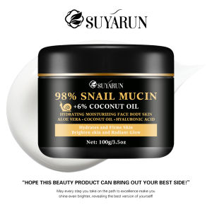 92% snail lotion and 5% hyaluronic acid lighten fine lines firm and moisturize suitable for all skin types