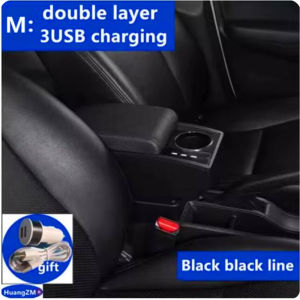 For Ford Focus mk1 Armrest Box Center Storage box cup holder Dedicated Retrofit Car Accessories
