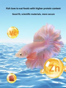 KUOTING | Small Fish Food for Guppies Tropical Fish Zebra Danios and Ornamental Fish