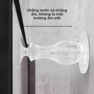 Miếng Chặn Cửa Bằng Silicon Tấm Chống Va Chạm Chống Va Chạm Tấm Bảo Vệ Tường Không Đục Lỗ Tấm Đệm Cửa Cải Thiện Nhà Cửa