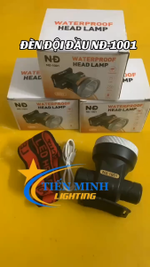 ĐÈN PIN ĐỘI ĐẦU PIN SẠC CÔNG SUẤT LỚN SIÊU SÁNG 3 CHẾ ĐỘ NĐ (NĐ 1001-50W NĐ 1003-150W NĐ 1006-300w NĐ 1008-500w)